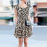 Vestido Estampa Leopardo