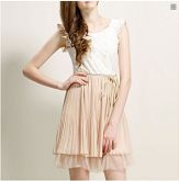 Vestido Estilo Retrô com Cinto de Brinde